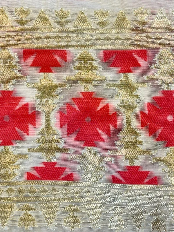 White_Pure_Cotton_Dyable_Floral_Red_Minakari_Zari_Booti_Banarasi_Suit_160AJ_PCTN11