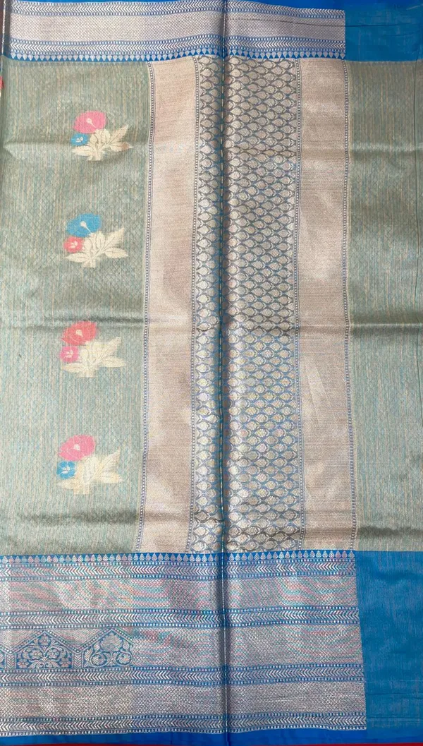 Sea_Green_Mulberry_Silk/Silk_Blend_Banarasi_Sarees_For_Women_GEMELBRSLK_8