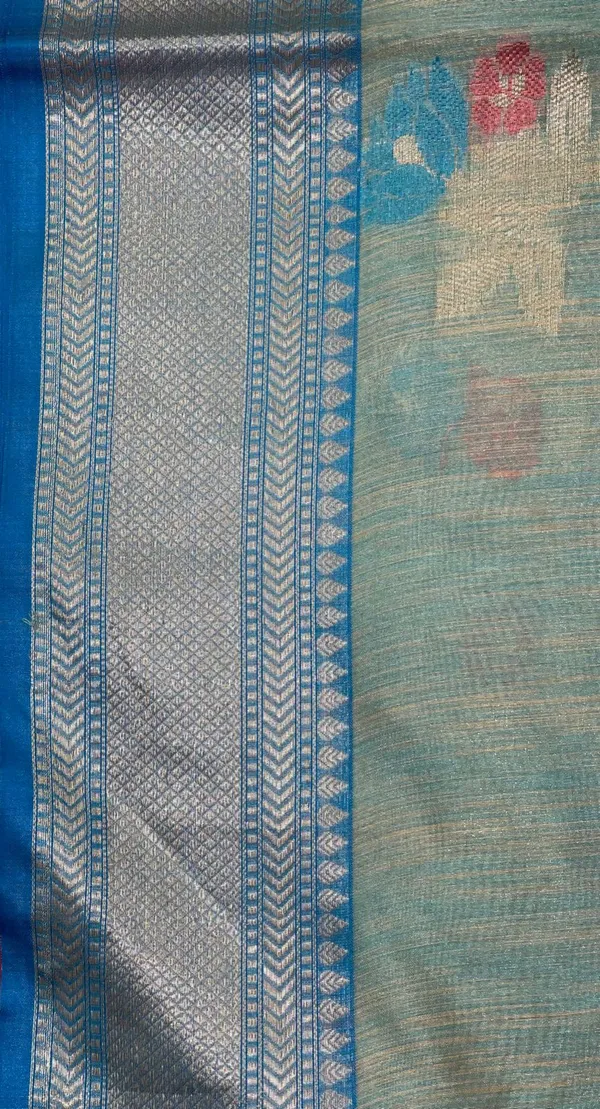 Sea_Green_Mulberry_Silk/Silk_Blend_Banarasi_Sarees_For_Women_GEMELBRSLK_8