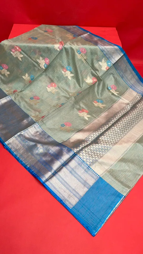 Sea_Green_Mulberry_Silk/Silk_Blend_Banarasi_Sarees_For_Women_GEMELBRSLK_8