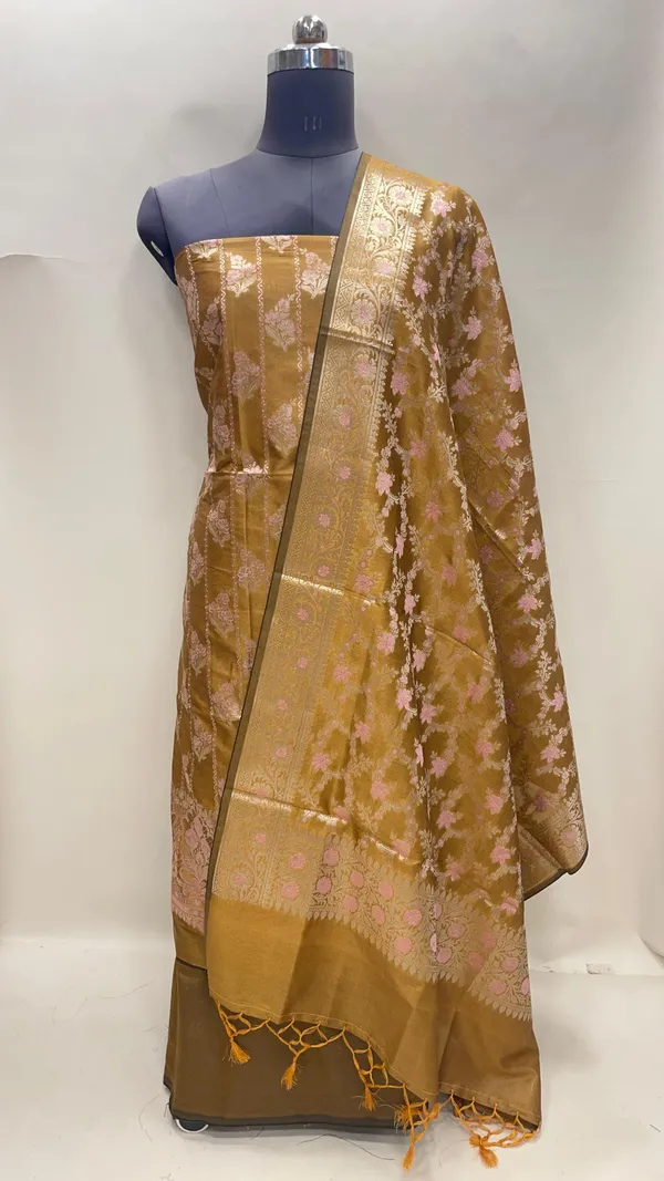 Humairah_Presents_Mustard_Gold_Semi_Katan_Silk_Floral_Minakari_Booti_Stripe_3_pcs_Suit_Set_with_Plain_Bottom_and_Minakari_Floral_Zari_Jaal_Mustard_Gold_Dupatta_ASD_145
