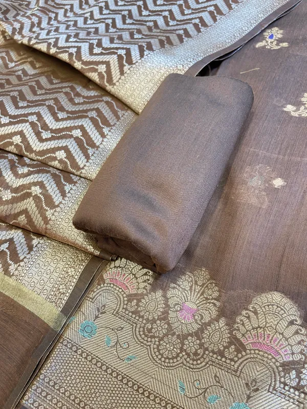 Brown_Cotton_Resham_Minakari_Floral_Zari_Booti_Banarasi_Suit__625SHL_CT44