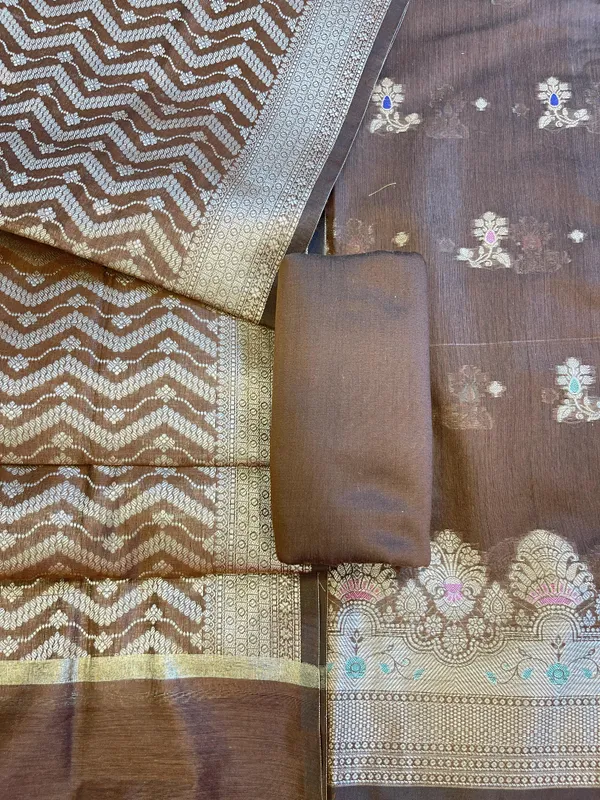 Brown_Cotton_Resham_Minakari_Floral_Zari_Booti_Banarasi_Suit__625SHL_CT44