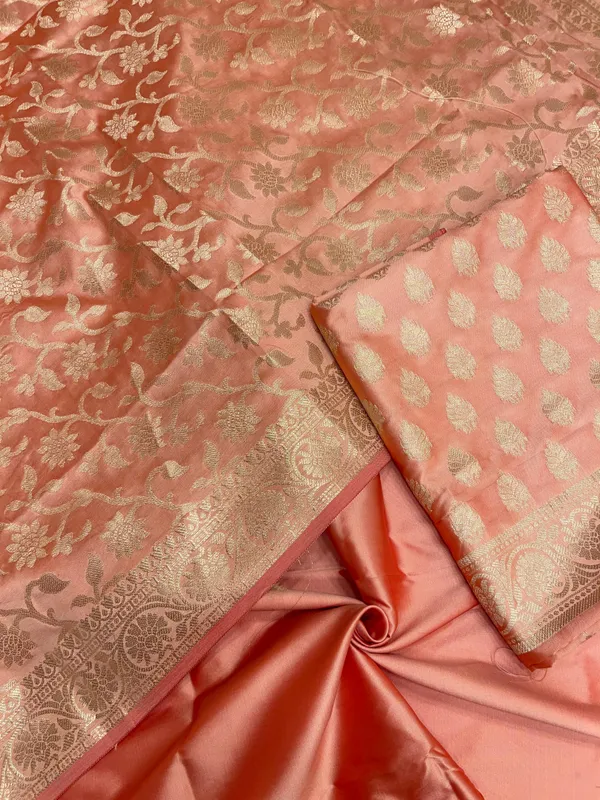 Peach_Semi_Katan_Silk_Handloom_Banarasi_3_pcs_Suit_Set_MUB_SK18