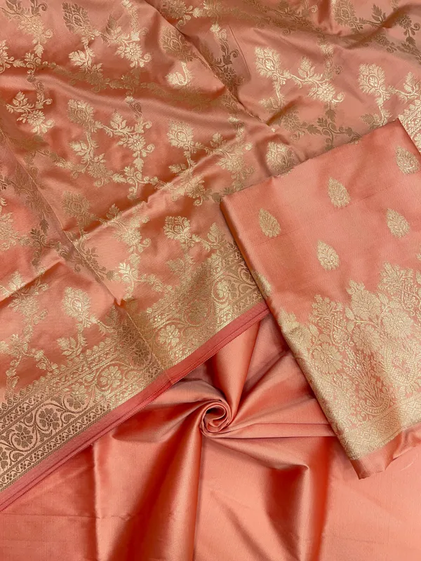 Peach_Semi_Katan_Silk_Handloom_Banarasi_3_pcs_Suit_Set_MUB_SK52