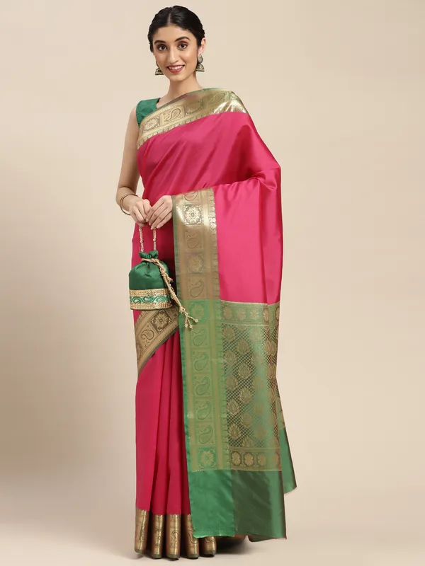 Pink_Valkalam_Katan_Silk_Banarasi_Sarees_For_Women_GEKH22