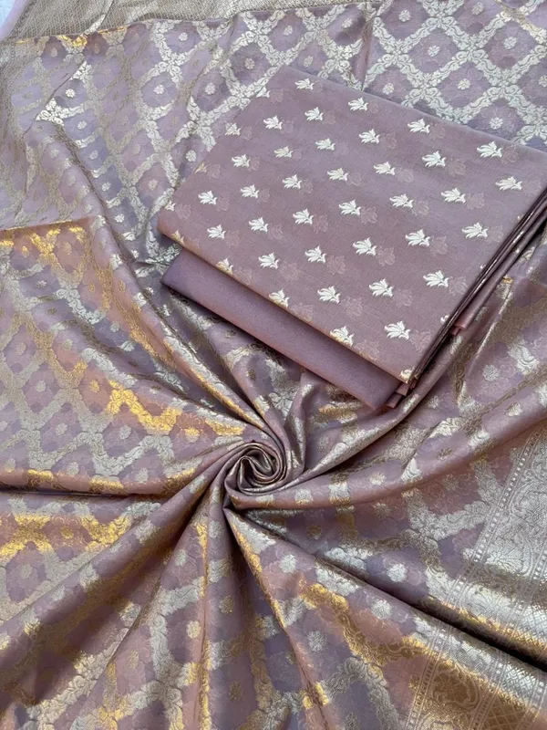 Mauve_Pure_Mercerise_Cotton_Lorex_weave_Floral_Zari_Booti_Banarasi_Suit_with_Zari_Jaal_Dupatta_1250DAN_LX2