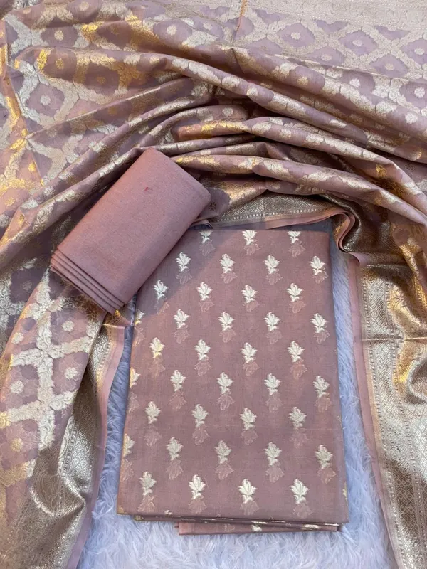 Mauve_Pure_Mercerise_Cotton_Lorex_weave_Floral_Zari_Booti_Banarasi_Suit_with_Zari_Jaal_Dupatta_1250DAN_LX2