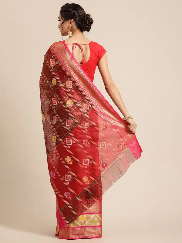 Maroon_Art_Silk_Banarasi_Sarees_For_Women_GEASF_42