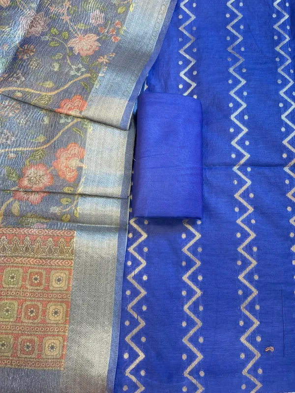Violet_Blue_Pure_Mercerise_Cotton_Zig-Zag_Zari_with_Crush_Tissue_Print_Dupatta_Suit_Set_11SKL_MC2