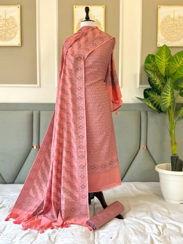 Coral_Pink_Spun_Cotton_Tanchui_Banarasi_Suit_With_Aada_Jaal_Dupatta_150Pnj_Sc1