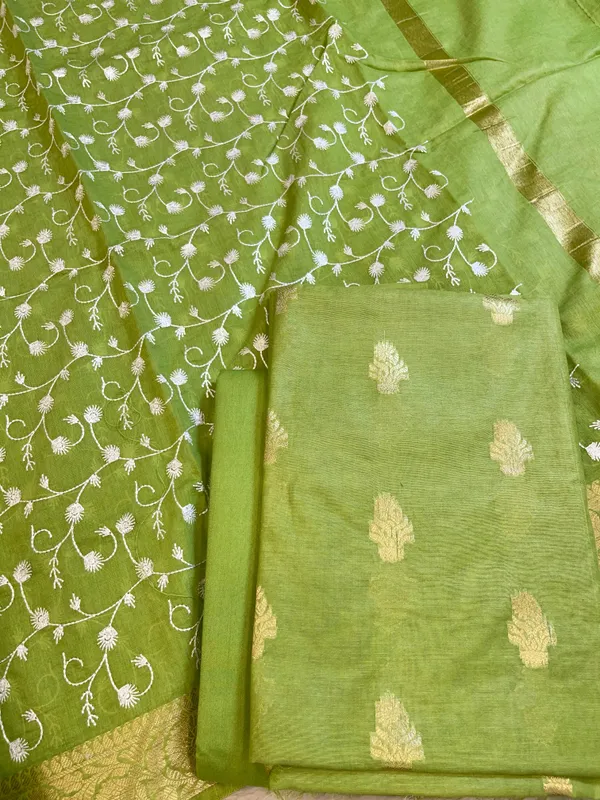 Green_Mercerise_Silk_Floral_Zari_Booti_with_Embroidery_Dupatta_Banarasi_Suit_11SKL_MSRS6