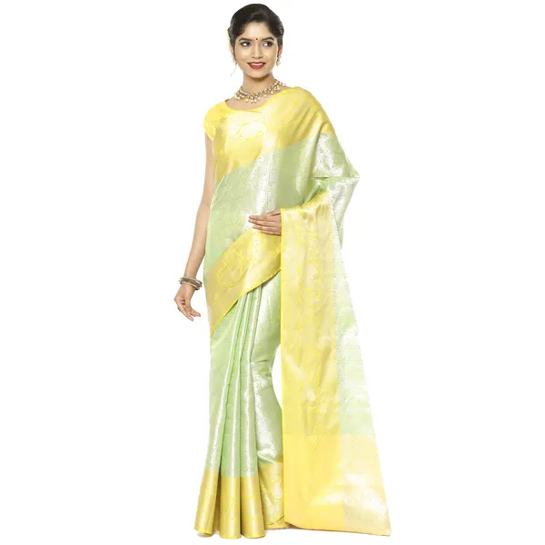 Green_Kanjeevaram_Banarasi_Sarees_For_Women_GEMA31