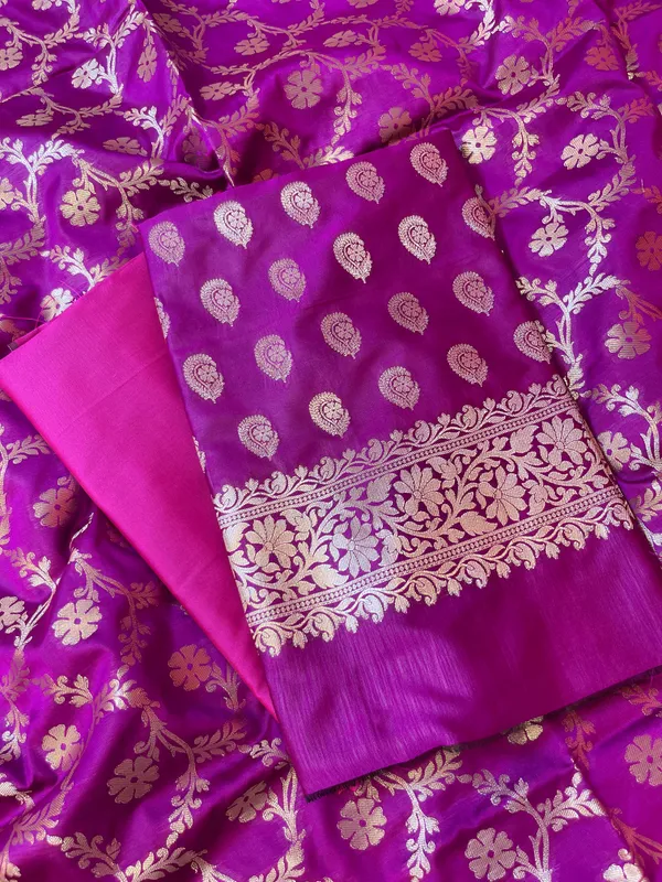 Magenta_Semi_Silk_Floral_Zari_Booti_Banarasi_3_pcs_Suit_Set_900AJ_SK23