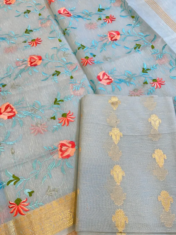 Light_Blue_Linen_Silk_Floral_Zari_Booti_with_Embroidery_Jaal_Dupatta_Banarasi_Suit_11SKL_LNE1