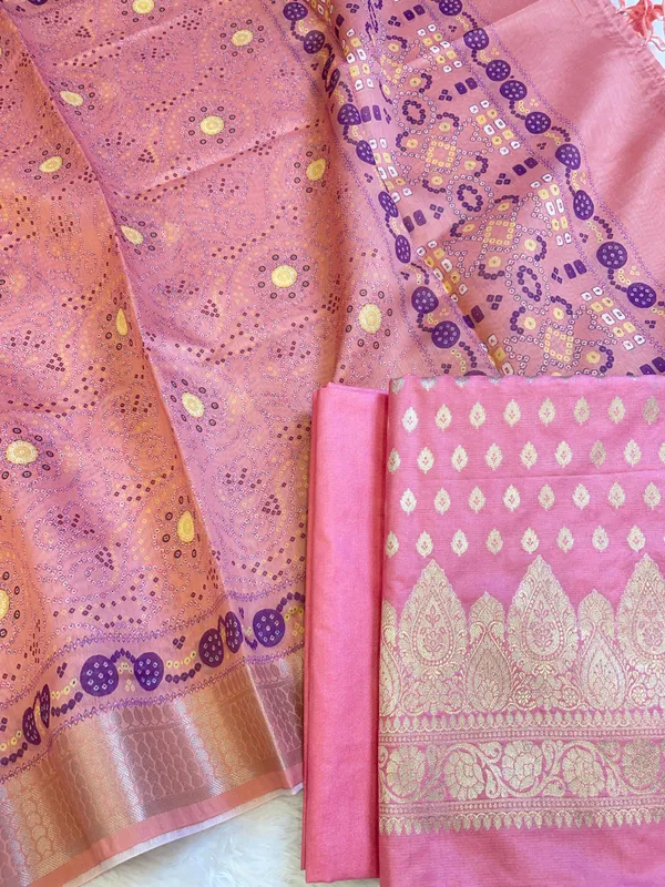 Pink_Katan_Silk_Floral_Chunri_Booti_with_Cotton_Print_Dupatta_Banarasi_3_pcs_Suit_Set_1500AJ_KCP8