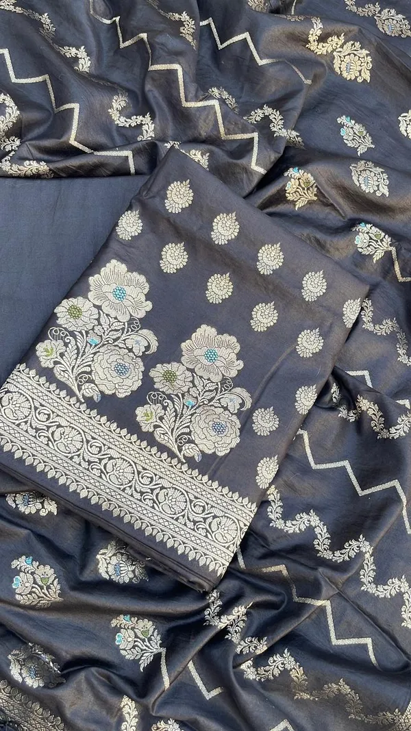 Black_Soft_Viscose_Silk_Mina_Zari_Boota_Banarasi_Suit_with_Zig-Zag_Stripe_Dupatta_1075BFS_SV18