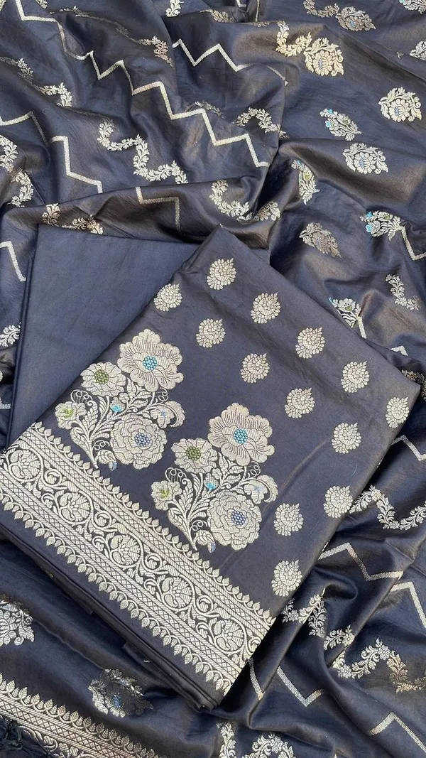 Black_Soft_Viscose_Silk_Mina_Zari_Boota_Banarasi_Suit_with_Zig-Zag_Stripe_Dupatta_1075BFS_SV18