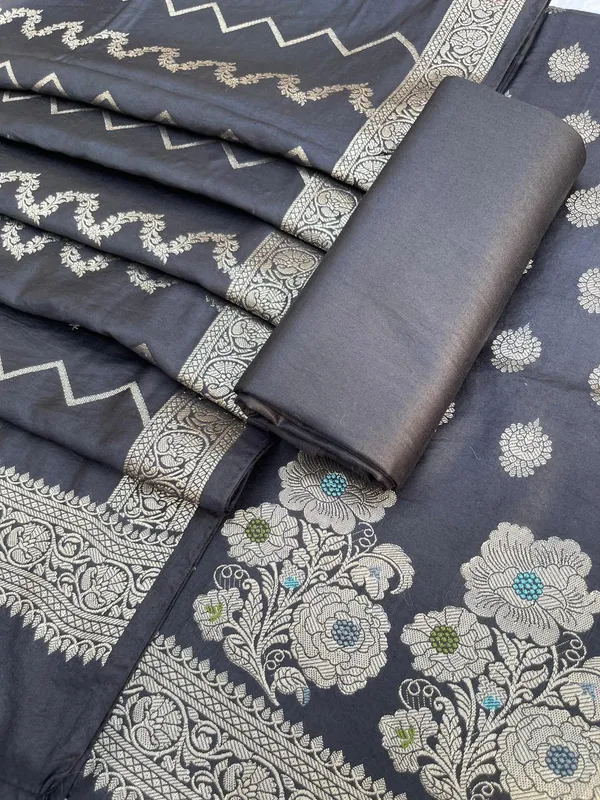 Black_Soft_Viscose_Silk_Mina_Zari_Boota_Banarasi_Suit_with_Zig-Zag_Stripe_Dupatta_1075BFS_SV18