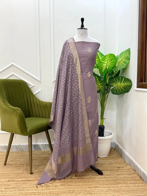 Mauve_Mercerised_Banarasi_Suit_with_Zari_Border_&_Embroidered_Dupatta_1100SKL_MS11