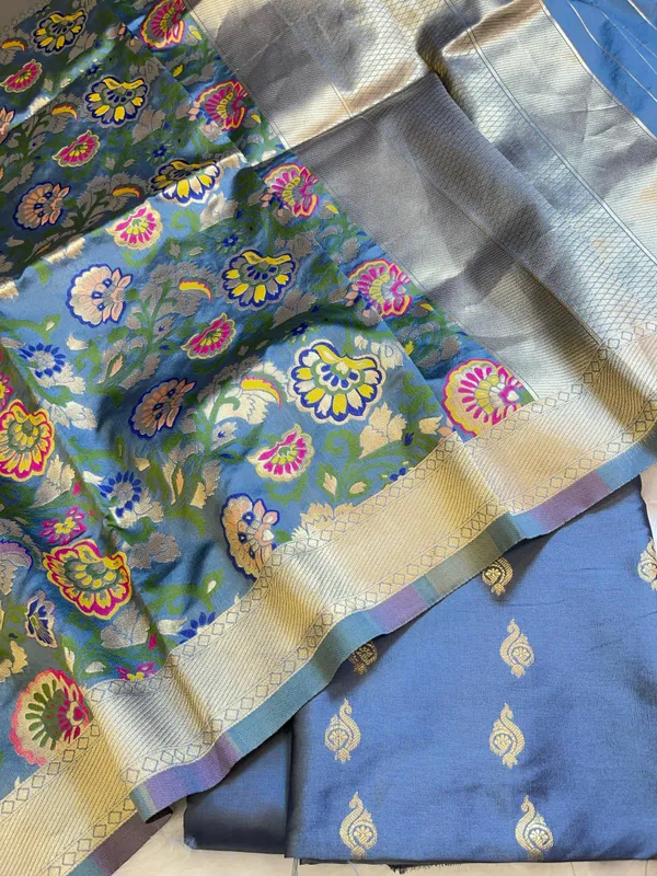 Grey_Katan_Silk_Zari_Booti_Banarasi_3_pcs_Suit_Set_with_Multicolor_Mina_Dupatta_700SKL_KS9
