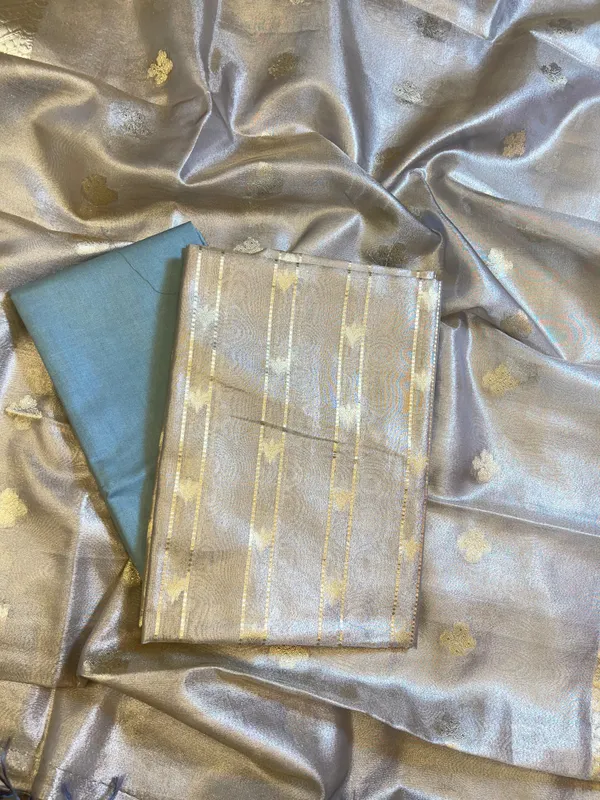 Grey_Tissue_Silk_Zari_Stripe_Banarasi_3_pcs_Suit_Set_1100_SKL_TSU3