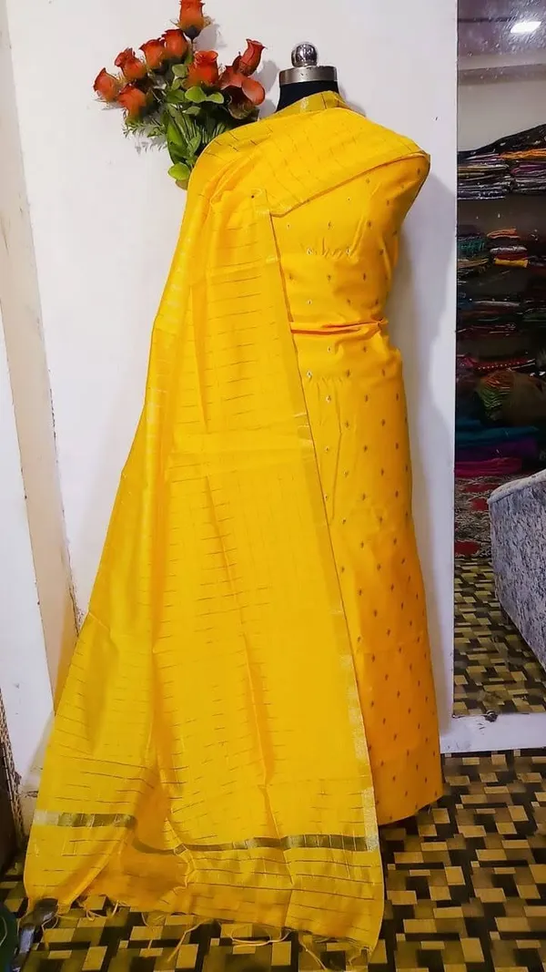 Yellow_Biba_Silk_Chunri_Booti_Banarasi_Suit_with_Zari_Stripe_Dupatta_600SKL_BBS8