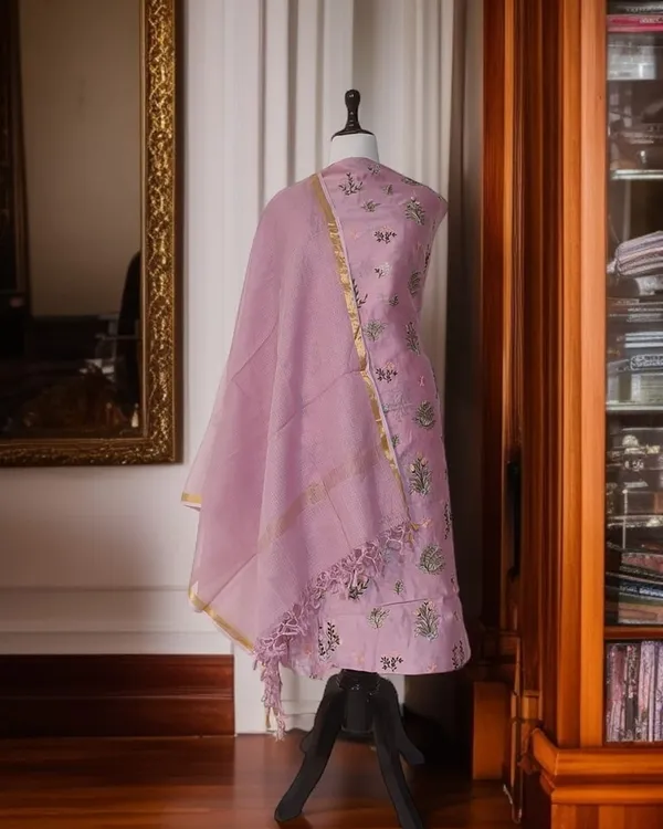 Pink_Chiniya_Silk_Embroidery_Booti_Daman_Banarasi_Suit_with_Kota_Check_Dupatta_1000SKL_CSE6