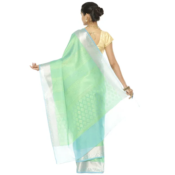 Green_Art_Silk/Tanchoi_Banarasi_Sarees_For_Women_GEBC16