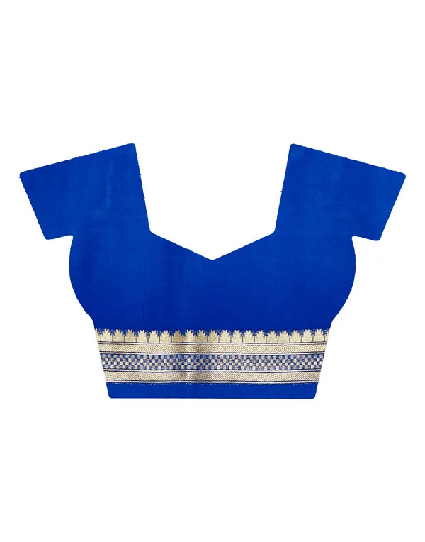Humairah_Presents_Blue_Satin_Silk_Zari_Floral_Booti_Saree_With_Blouse_Piece_GEJA17