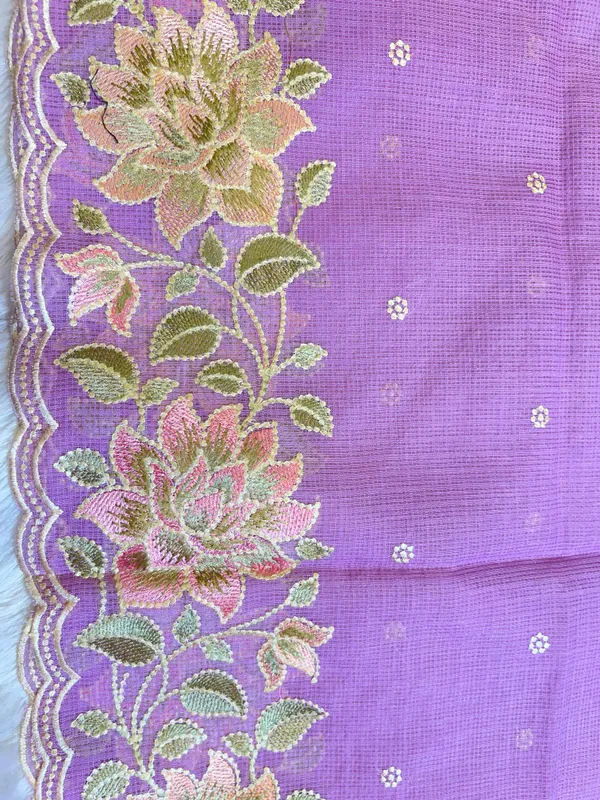 Purple_Kota_Check_Embroidery_Banarasi_3_pcs_Suit_Set_1100SKL_KC6