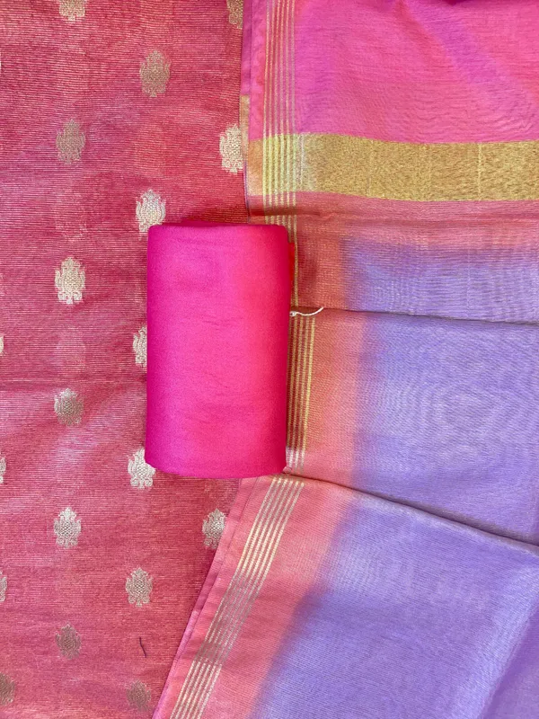 Dark_Pink_Tissue_Silk_Zari_Booti_with_Contrast_Lavender_Dupatta_Banarasi_Suit_10SKL_TSUS1