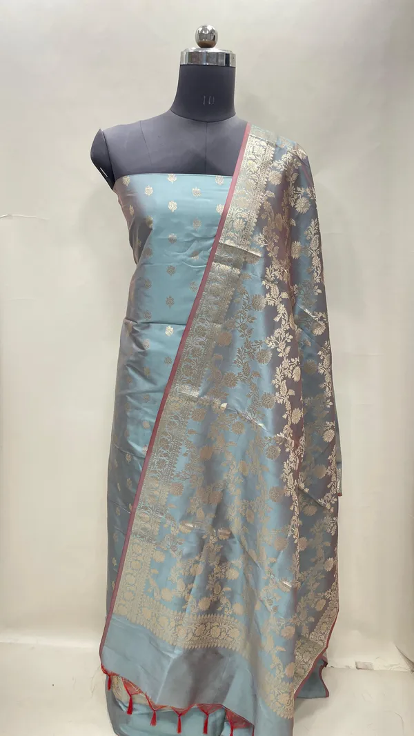 Seagreen_Semi_Katan_Silk_Handloom_Banarasi_3_pcs_Suit_Set_MUB_SK45