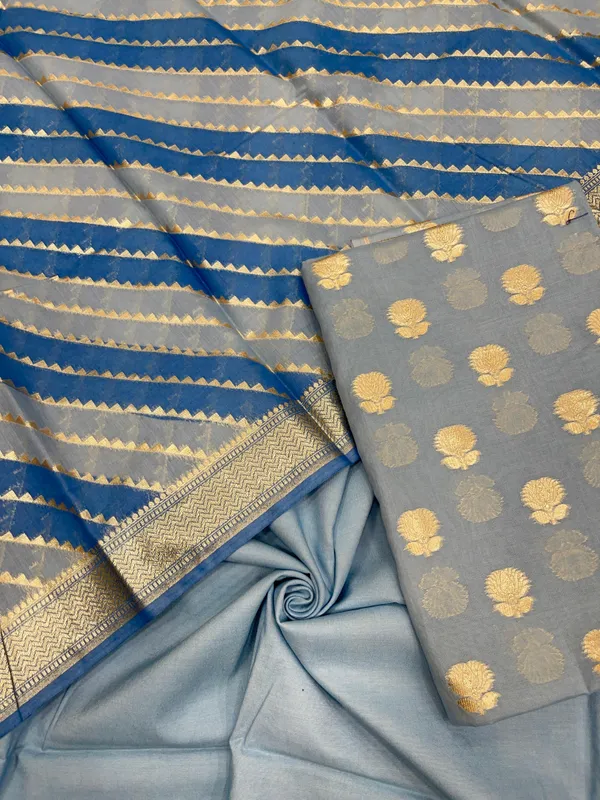 Blue_Pure_Cotton_Handbrush_Dupatta_Banarasi_3_pcs_Suit_Set_IM_PCHBK4