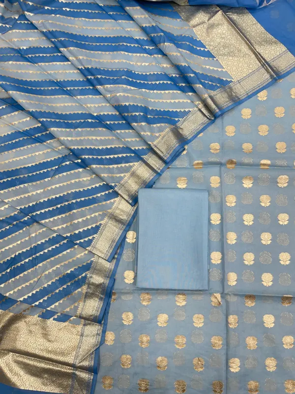 Blue_Pure_Cotton_Handbrush_Dupatta_Banarasi_3_pcs_Suit_Set_IM_PCHBK4