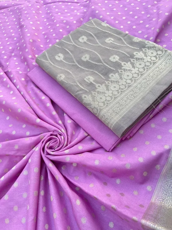 Grey_Chiffon_Georgette_Banarasi_Suit_with_Contrast_Border_Zari_Booti_Lavander_Dupatta_1250DAN_CF4