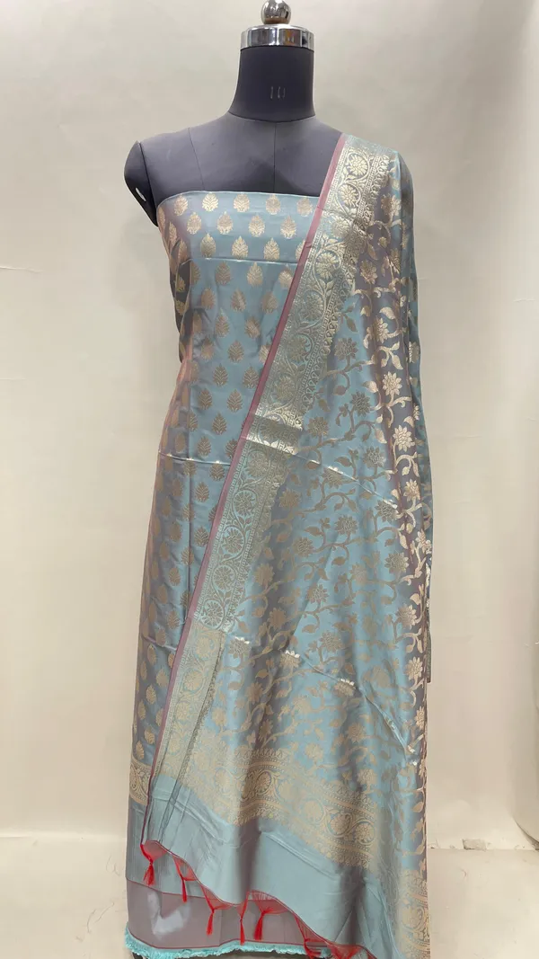 Seagreen_Semi_Katan_Silk_Handloom_Banarasi_3_pcs_Suit_Set_MUB_SK15