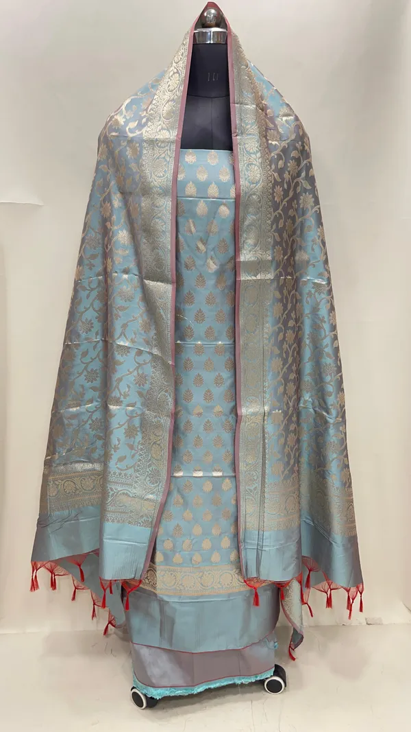 Seagreen_Semi_Katan_Silk_Handloom_Banarasi_3_pcs_Suit_Set_MUB_SK15