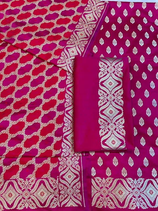 Pink_Mashru_Silk_Floral_Zari_Booti_with_Rangkaat_Dupatta_Banarasi_3_pcs_Suit_Set_26AJ_MSR13
