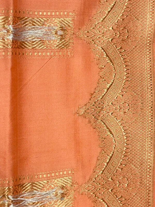 Pure_Handloom_Peach_Katan_Silk_Silver_Zari_Booti_Kadhwa_Banarasi_3_pcs_Suit_Set_14000PR_KS2