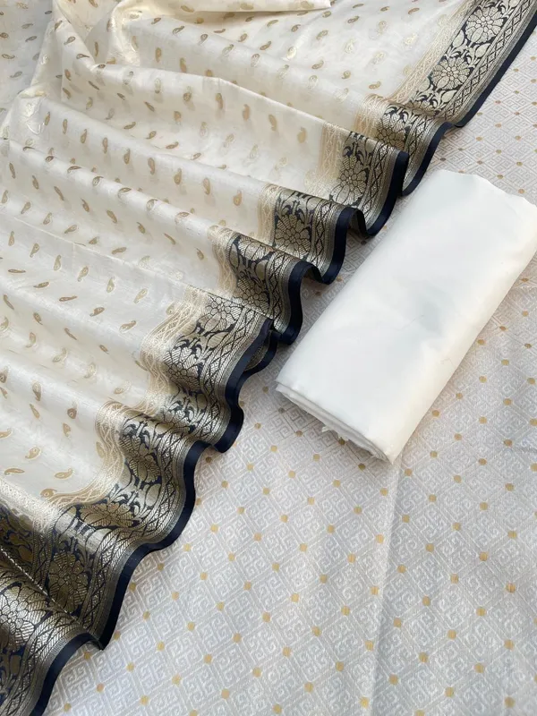 Off_white_resham_weave_Banarasi_Suit_&_Lorex_Contrast_Border_Black_Dupatta_1200SKL_BM6