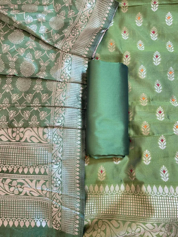 Mehndi_Green_Butter_Silk_Zari_Mina_Booti_Banarasi_3_pcs_Suit_Set_600SKL_BS4