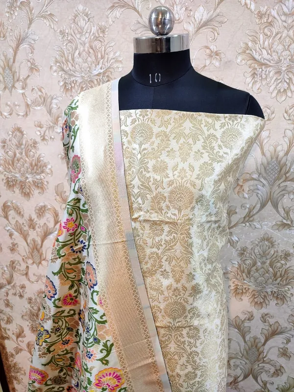 White_Premium_Silk_Brocade_Banarasi_Suit_with_Rich_Kimkhab_Multicolor_Dupatta_1150SKL_BK4