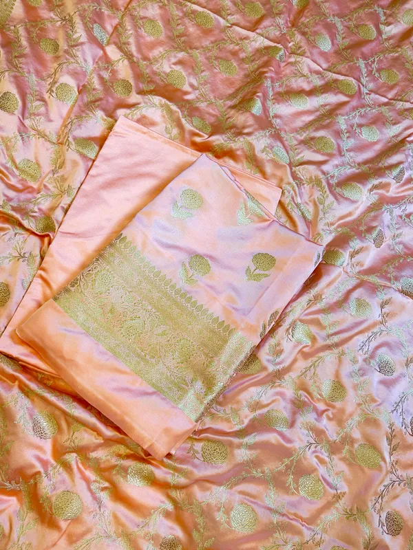 Peach_Mashru_Silk_Floral_Zari_Booti_with_Zari_Jaal_Dupatta_Handloom_Banarasi_3_pcs_Suit_Set_3000AJ_MSR20