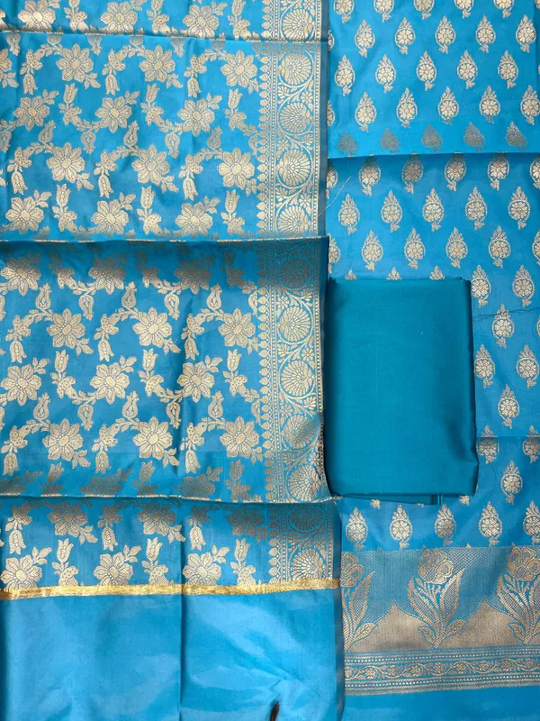 Turqouise_Blue_Semi_Silk_Banarasi_3_pcs_Suit_Set_IM_CS7