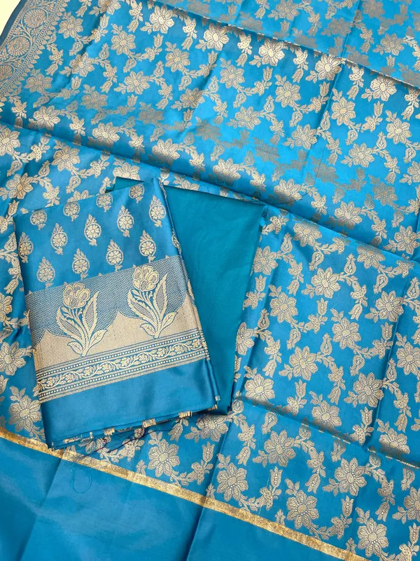 Turqouise_Blue_Semi_Silk_Banarasi_3_pcs_Suit_Set_IM_CS7