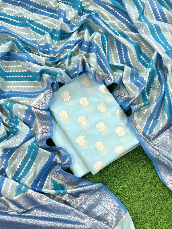 Seagreen_Pure_Mercerised_Lorex_Weaving_Suit_with_Handbrush_Lorex_Dupatta_1250SKL_ML2