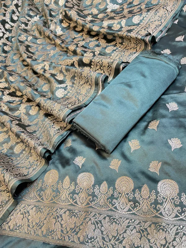 Seagreen_Premium_Handloom_Plain_Floral_Zari_Dyable_Booti_Banarasi_Suit_30AJ_MSR33