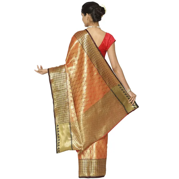 Red_Kanchi_Silk_Banarasi_Sarees_For_Women_GEBE16