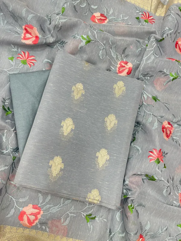 Grey_Linen_Silk_Floral_Zari_Booti_with_Embroidery_Jaal_Dupatta_Banarasi_Suit_11SKL_LNE5